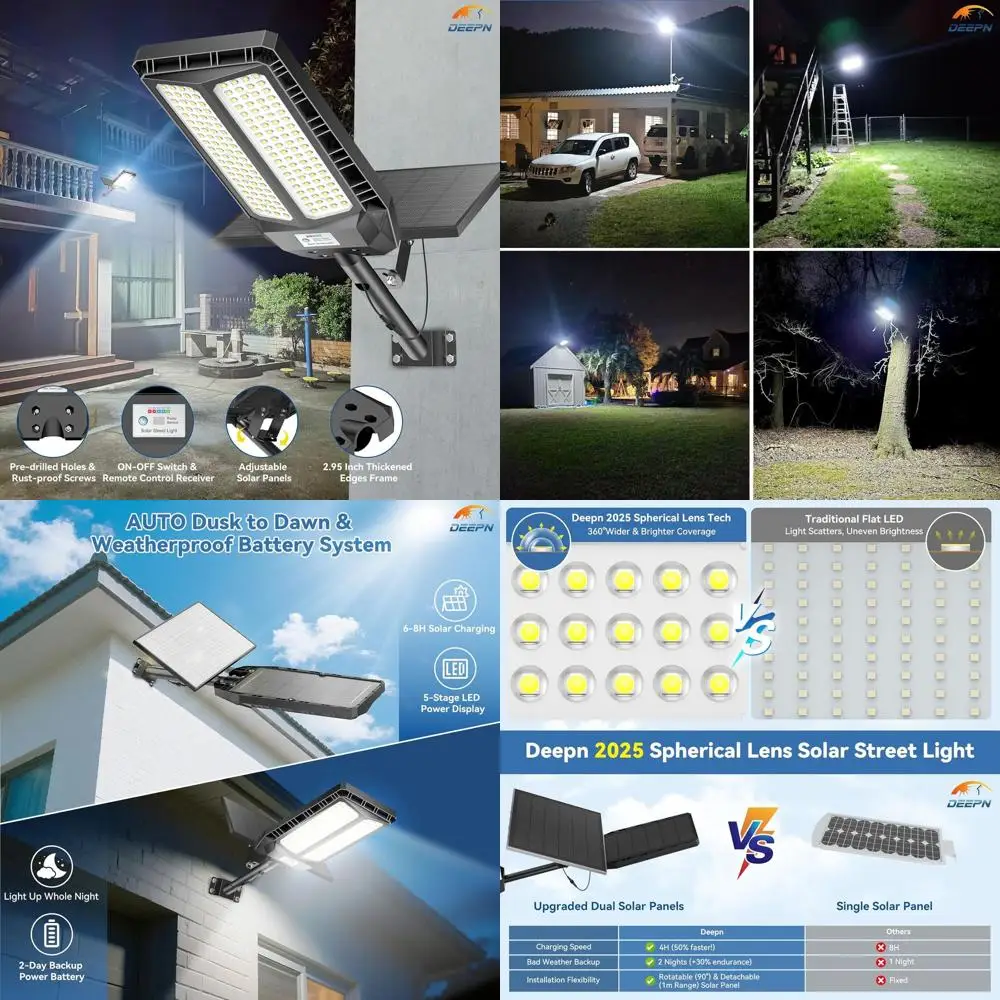 

Уличный светодиодный светильник безопасности с датчиком движения, пультом ДУ, водонепроницаемый, от заката до рассвета, комплект из 2 штук для входной группы и двора