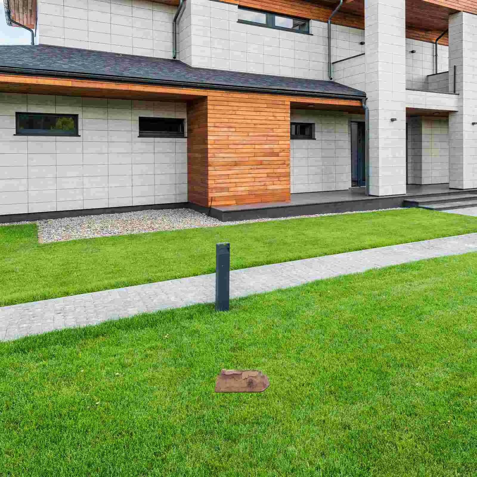 Cache-clé de maison pour l'extérieur, artisanat créatif en résine, boîte en pierre à haute Simulation, ornements de sécurité cachés pour jardin extérieur (4) clés