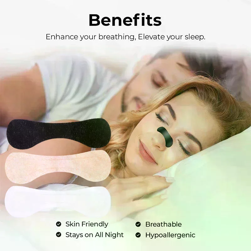 Breath Nasal Strips Material Safety Health Dilate Nostrils To Relieve Nasal Congestion Solve Sleep Problems Gentle 30Patches