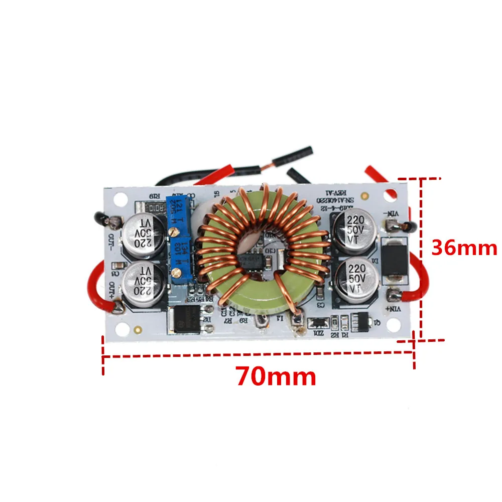 500W/250W 10A Step Up Power Supply DC 8.5V-48V to 10-50V Boost Converter Constant Voltage Current Drive Module Adjustable CC CV