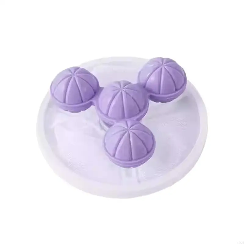 Washing Machine Lint Filter Bag Set of 3 Floating Mesh Hair Catcher with Plastic Rings Top for Pet Hair Laundry, Dark Y5GB