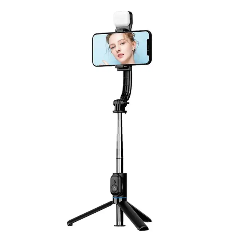 Selfie Stick Tripod With Remote Extendable Selfie Stick Tripod Combo Portable Phone Stand For Video Recording Vlogging Travel