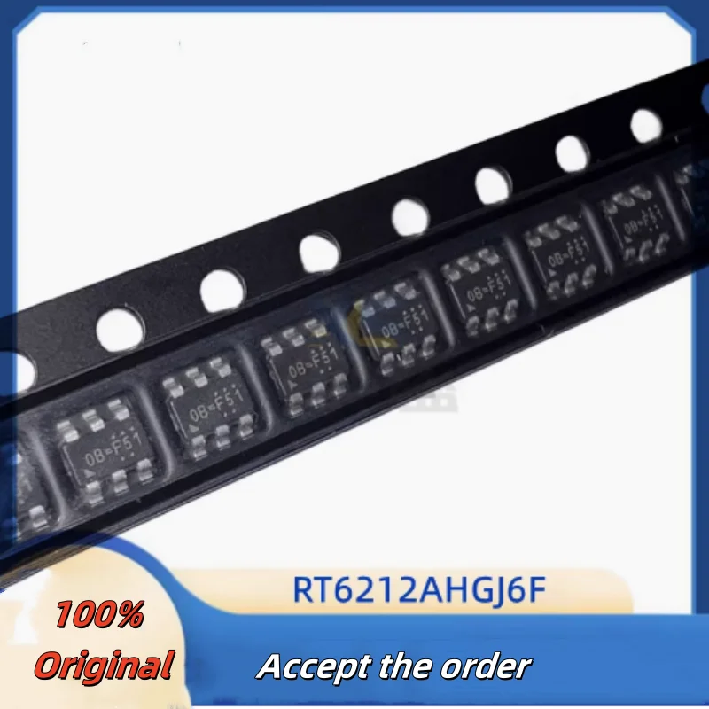 10PCS 100% New RT6254BHGJ6F 2C= RT8259GE DK= RT6212AHGJ6F 0B=  SOT-23-6 Brand New Original Chips ic