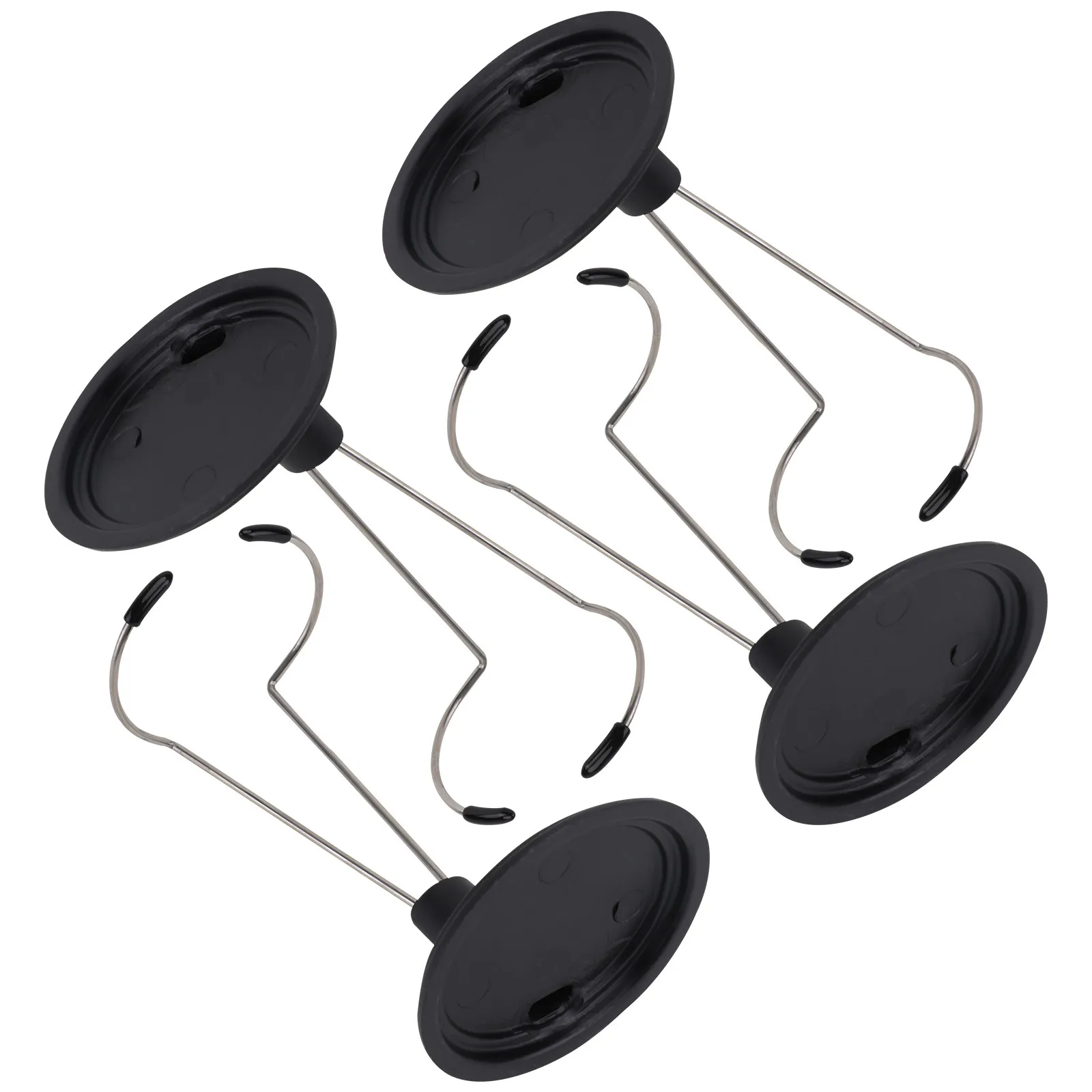 

4Pcs Creative Support Stand Portable Black 15Cm Bear Figure Display Rack Home Storage Holder Adjustable Action Figure Support