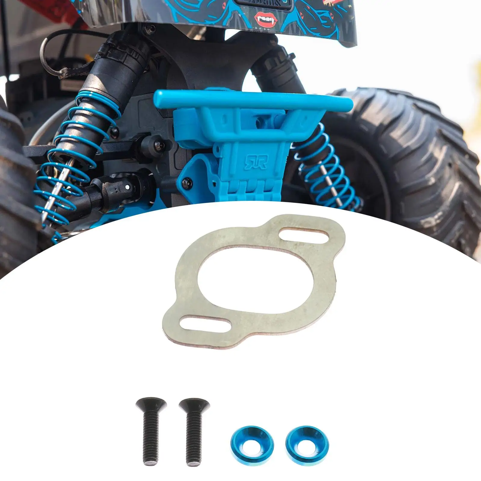 ملحقات وسادة تثبيت محرك السيارة RC لشاحنة مونستر جورجون 1:10 2WD قوية #4