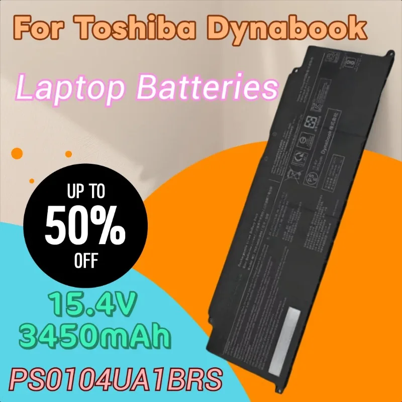 

15.4V 3450mAh Laptop Battery PS0104UA1BRS for Toshiba Dynabook U30 Tecra A50-J-12U A50-J A40-J-12E A40-J-1OX CS40L-K12 I3-1215U