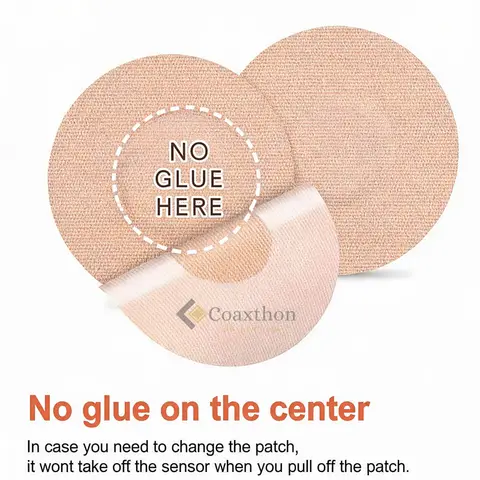 100 Skin Color Waterproof Adhesive CGM Sensor Patch For Freestyle Libre Aidexx Linx Sensor Patches Diabetes Protection Accessory