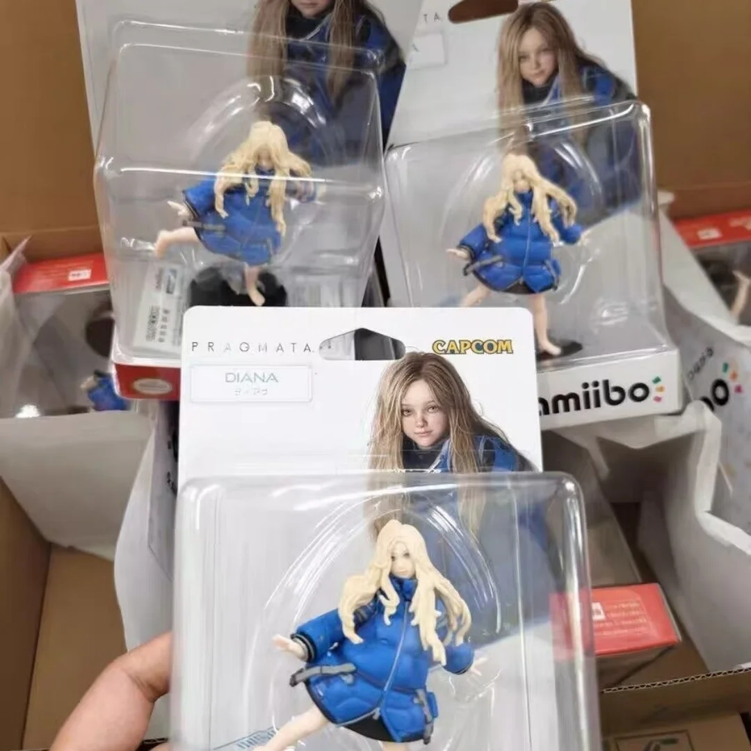Figura Colecionável Amiibo Diana Pragmata: Estátua Periférica de Jogo para Fãs, Decoração de Casa e Presentes