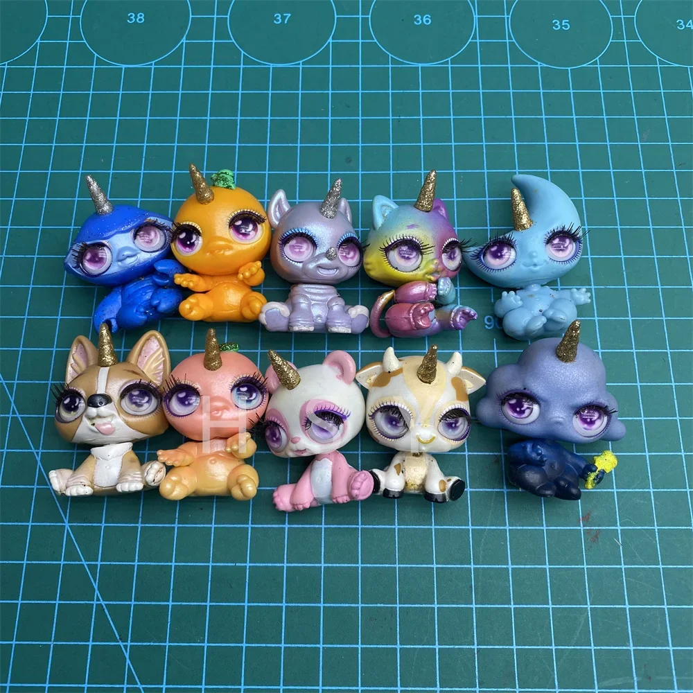 6 unids/set Original Slime Mini unicornio muñeca juguetes para niños 4-5cm