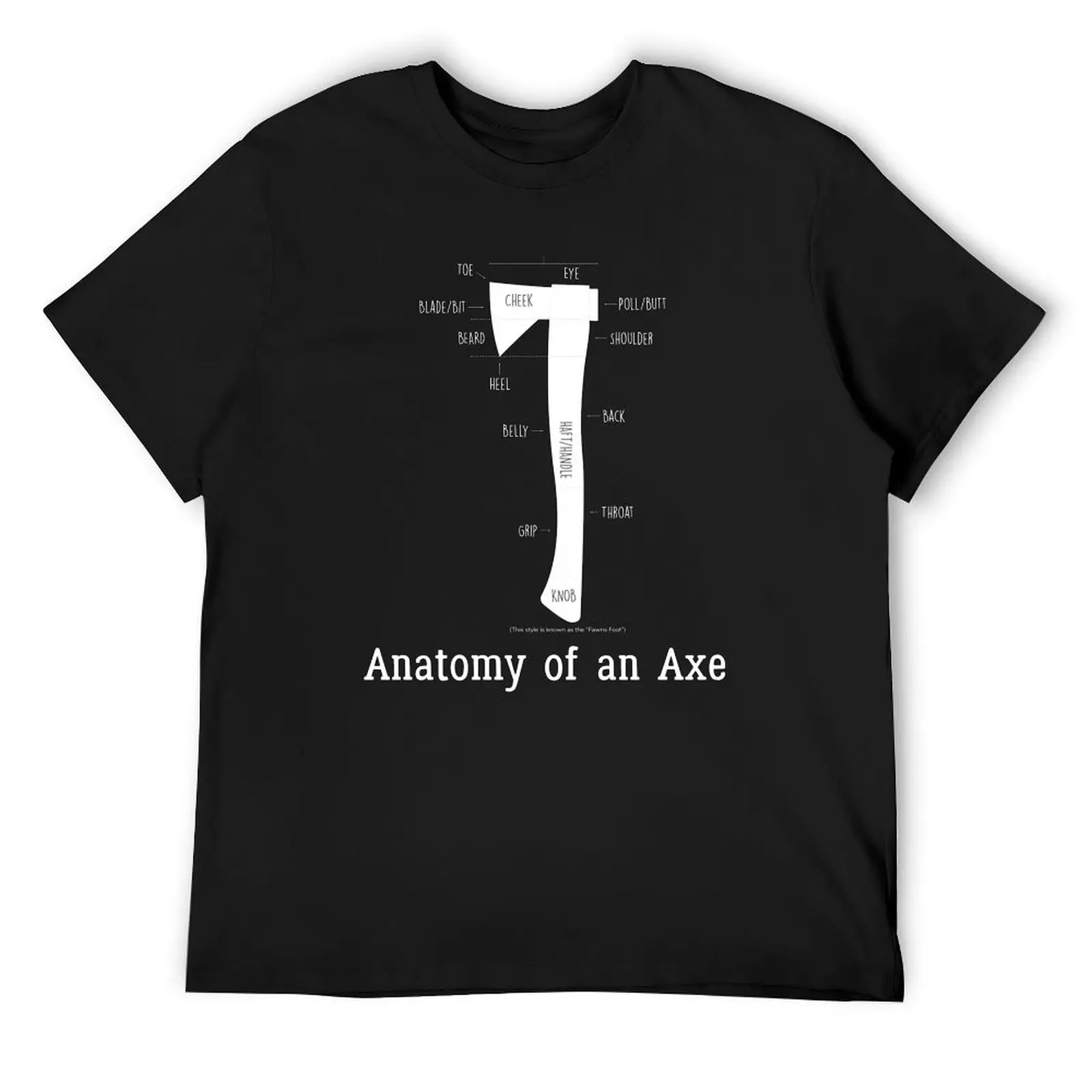 

Anatomy of an Lumberjack Axe T-Shirt rapper graphic tees shirts graphic graphic t shirt vintage summer shirt t shirt for men