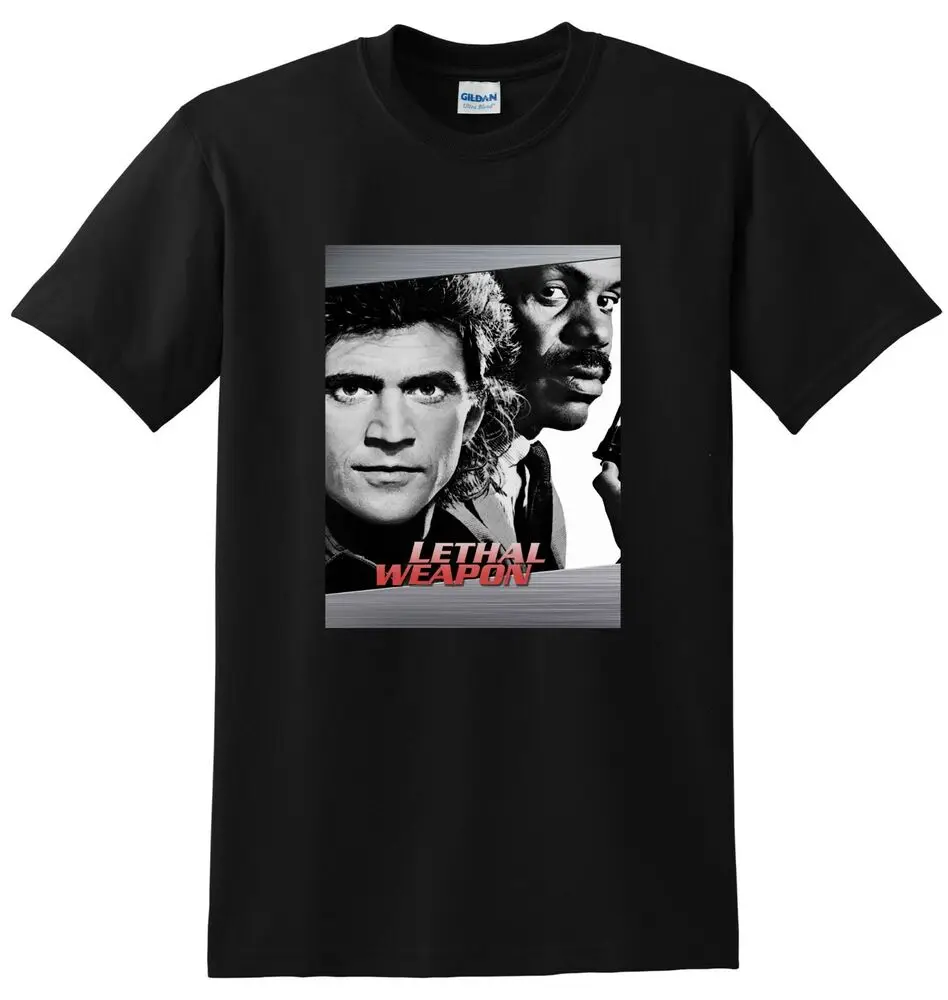 LETHAL WEAPON T SHIRT 4k Bluray Dvd Cover Poster Tee 1987 Anime Graphic T-shirts For Men Clothing Women Short Sleeve Tees