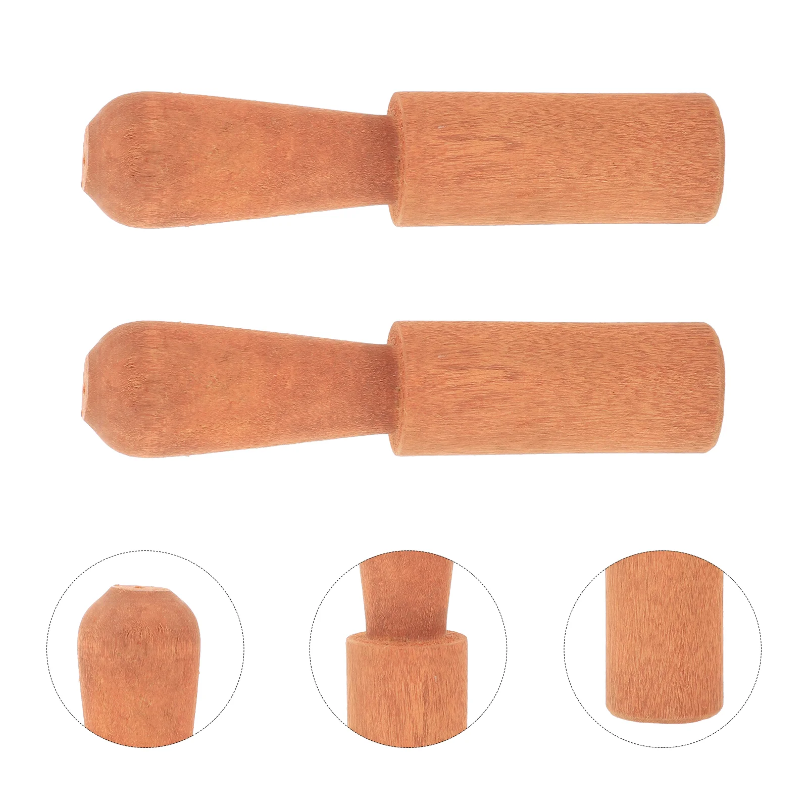 

2 Pcs Meditation Bowl Percussion Striker Mallet Hit The Ball Wooden Musical Instrument for