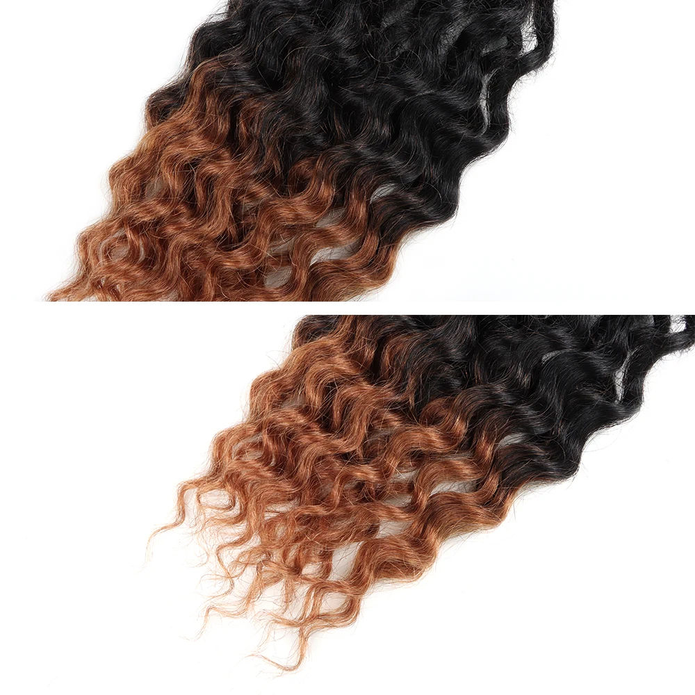 Orientfashion-Extensiones Bohemias de cabello humano, pelo rizado, rastas hechas a mano, bondness profundo, locs