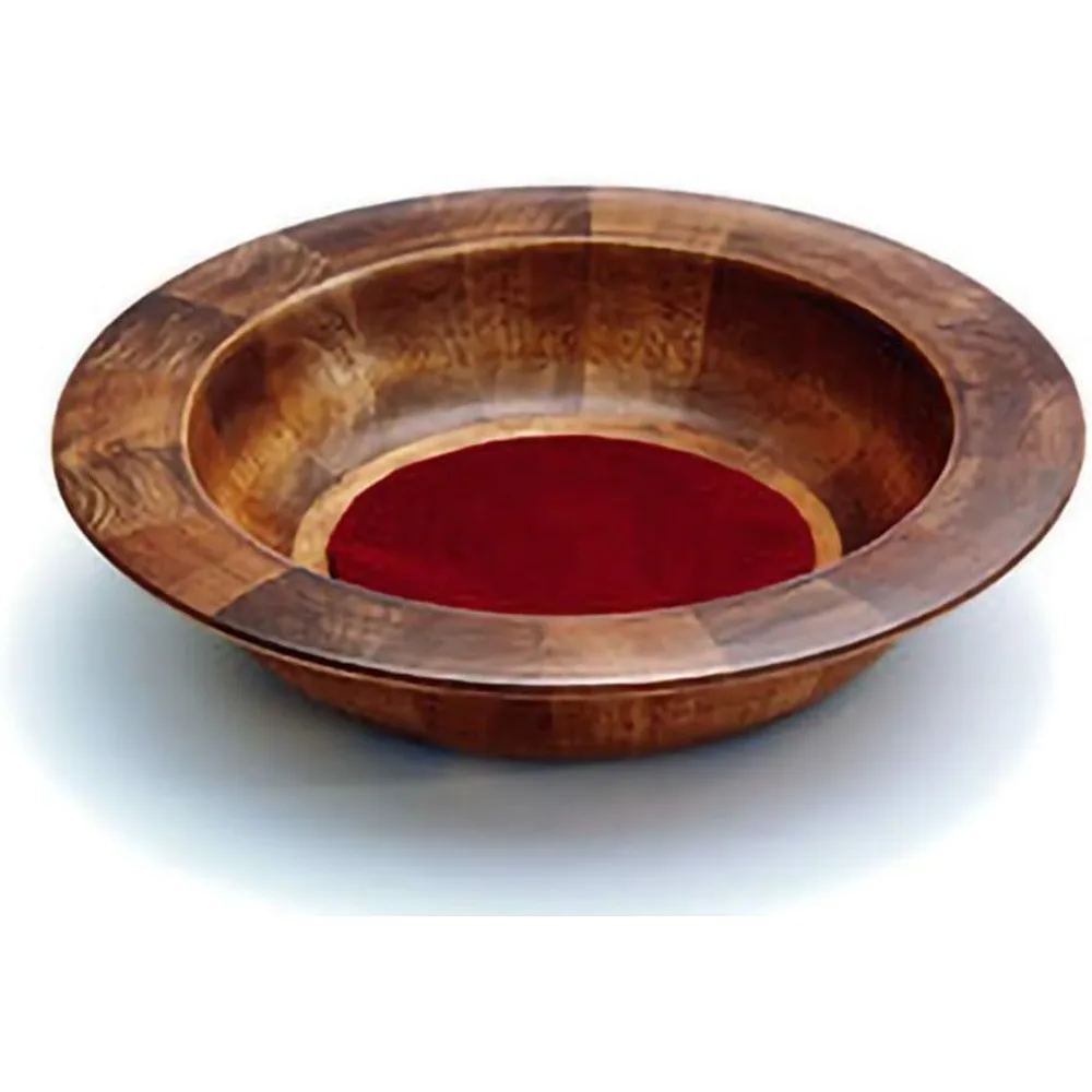 

Hand-Crafted Walnut-Stained Altar Plate