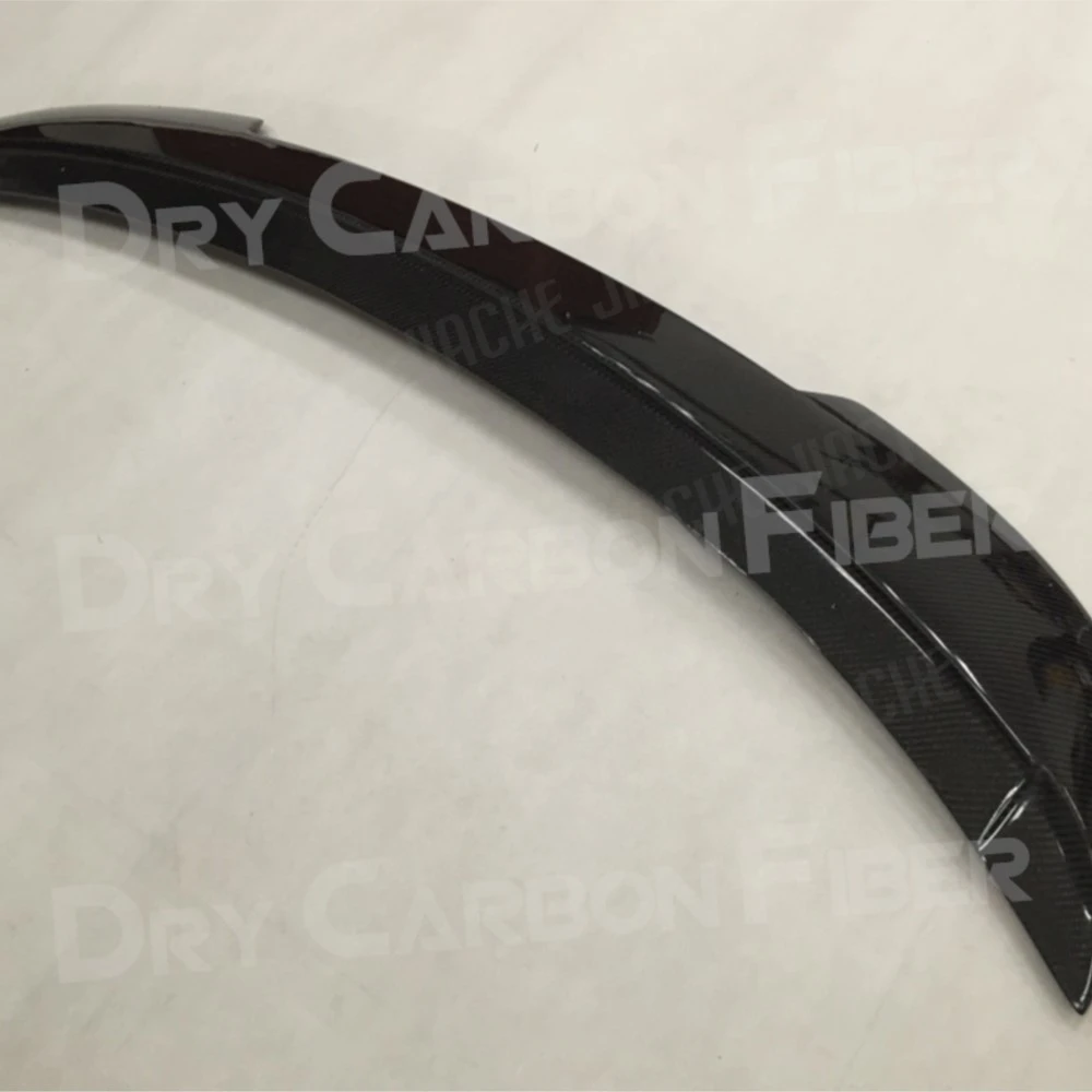 

JIACHE Carbon Fiber Rear Lip Spoiler Wings for Ford Mustang GT V8 V6 GT350R Coupe 2015 2016 2017 Car styling FRP Rear Spoiler