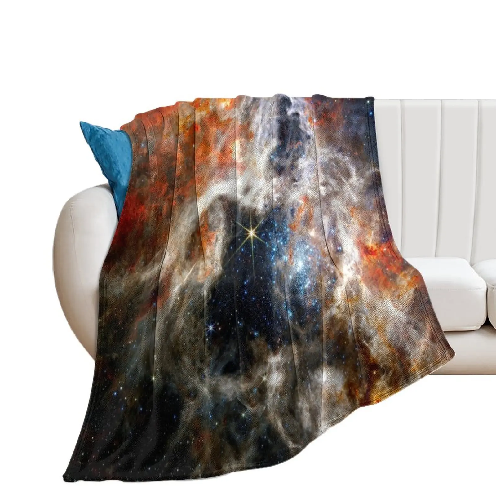 

NEW Tarantula Nebula JWST James Webb Image - High Quality Throw Blanket Bed Luxury St Thins Sofa Blankets