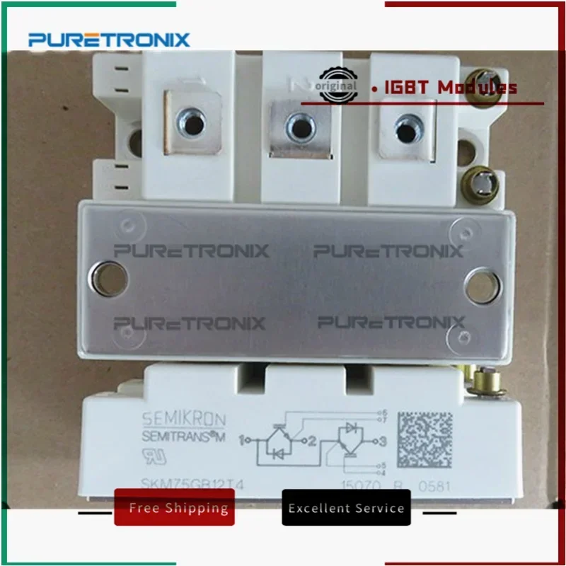 Skm100gal12ثلاثية الأبعاد وحدة IGBT الأصلية الجديدة