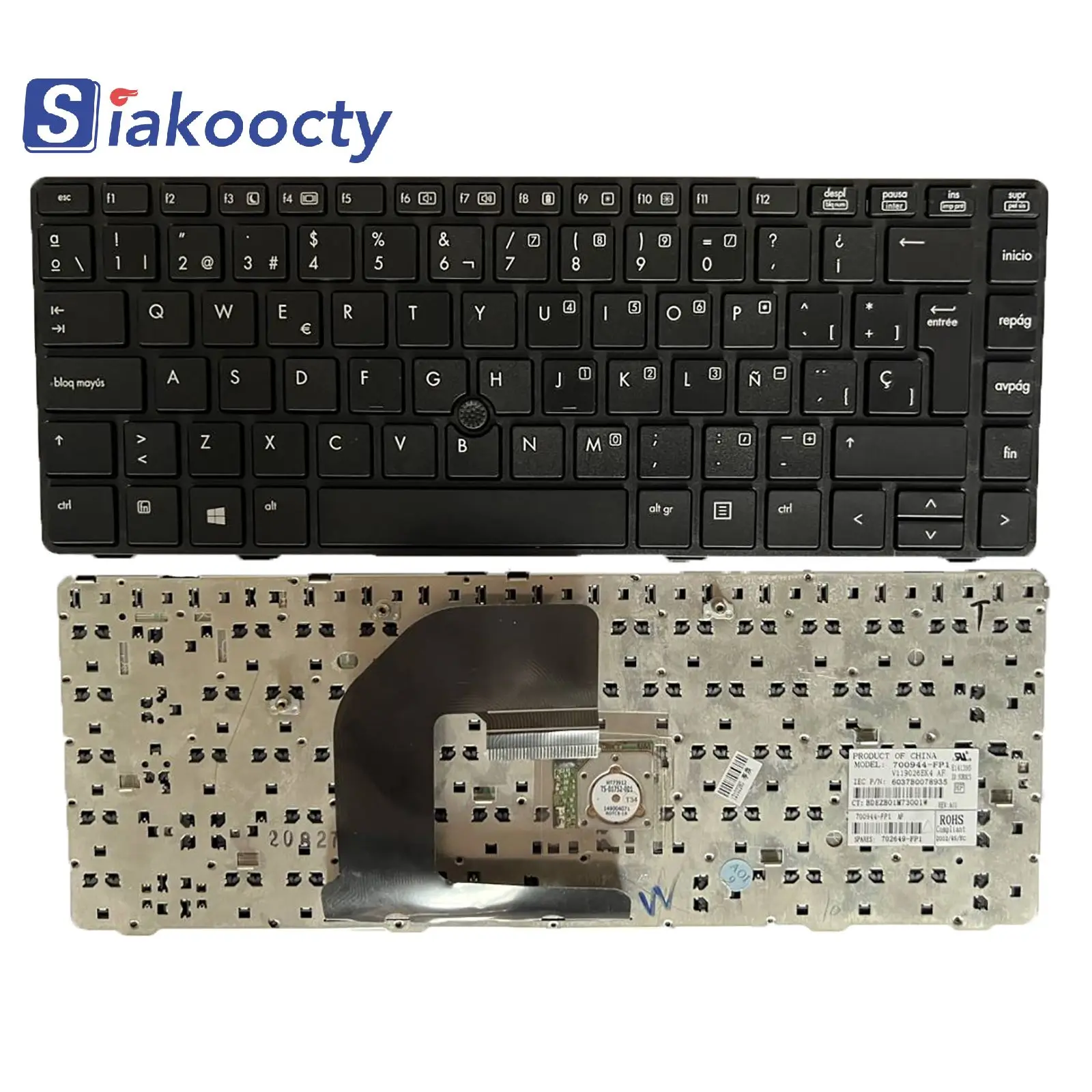 

New SP keyboard FOR HP EliteBook 8460p 8460w 8470p 8470w ProBook 6460b 6465b