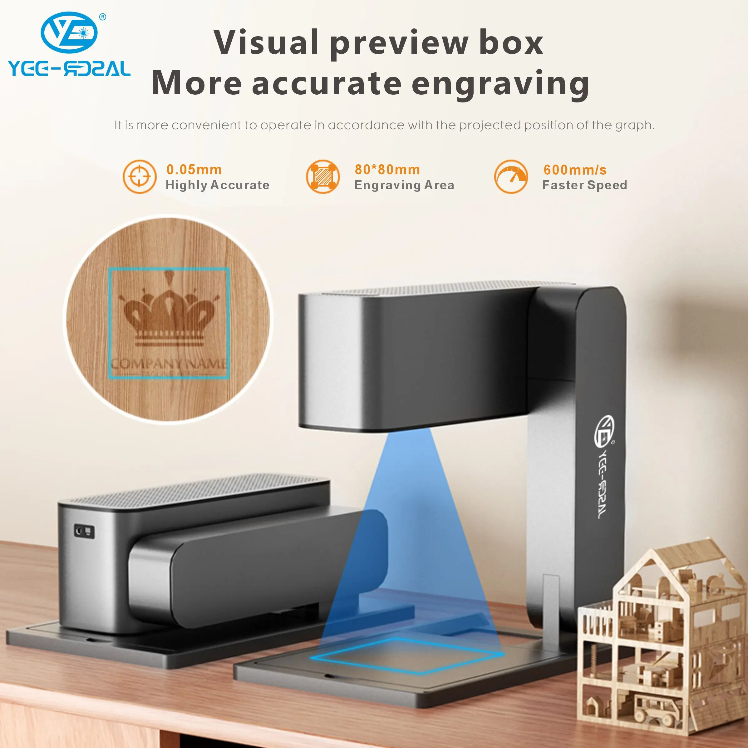 DIY Laser Engraver Mini Portable Foldable Metal/Acrylic Cutter Autofocus Wood Laser Engraving Machine For Christmas Gift