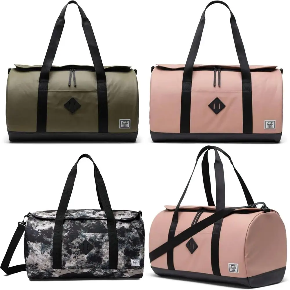 حقيبة كبيرة من القماش الكتاني على الطراز التراثي سعة 37 لترًا بتصميم كلاسيكي ومتانة تدوم طويلاً