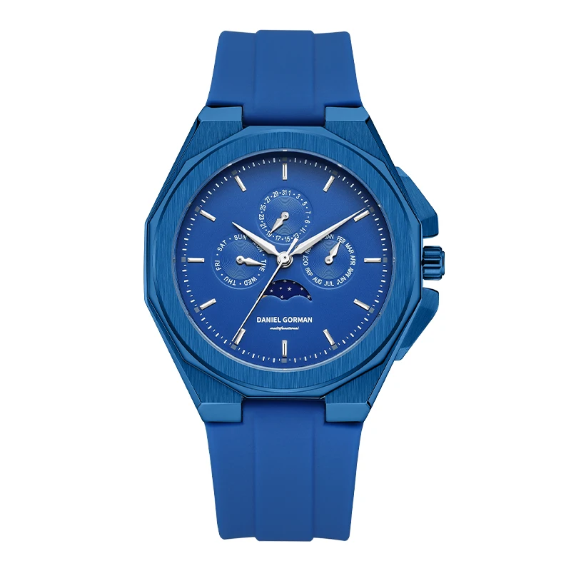 Daniel Gorman DG9199 Sports Luxury Quartz Watches Silicone Strap Man 5 ATM Waterproof Personalized Own Brand Watch For Men