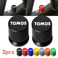 2PCS Motorcycle Tire Valve Caps Wheel Tyre Cover CNC Aluminum For Tomos Nitro Arrow Sprint LX Streetmate R A35 Racing TT T12 A35