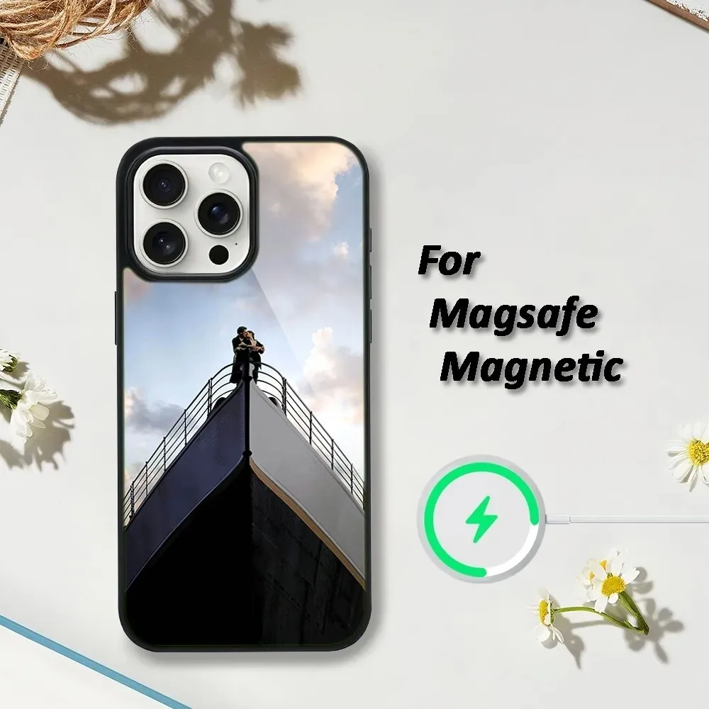 Movie T-Titanic Phone Case For iPhone 16,15,14,13,12,11,Plus,Pro,Max,Mini Magsafe Magnetic Wireless Charging