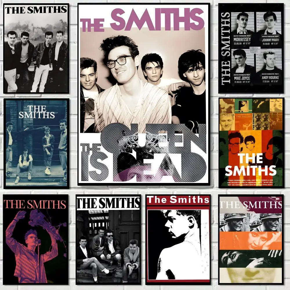 The Smiths Classic Retro Rock Band Wall Art Poster Art HD Advanced Aesthetic Printing Paper Wall Art for Living Room Home Decor