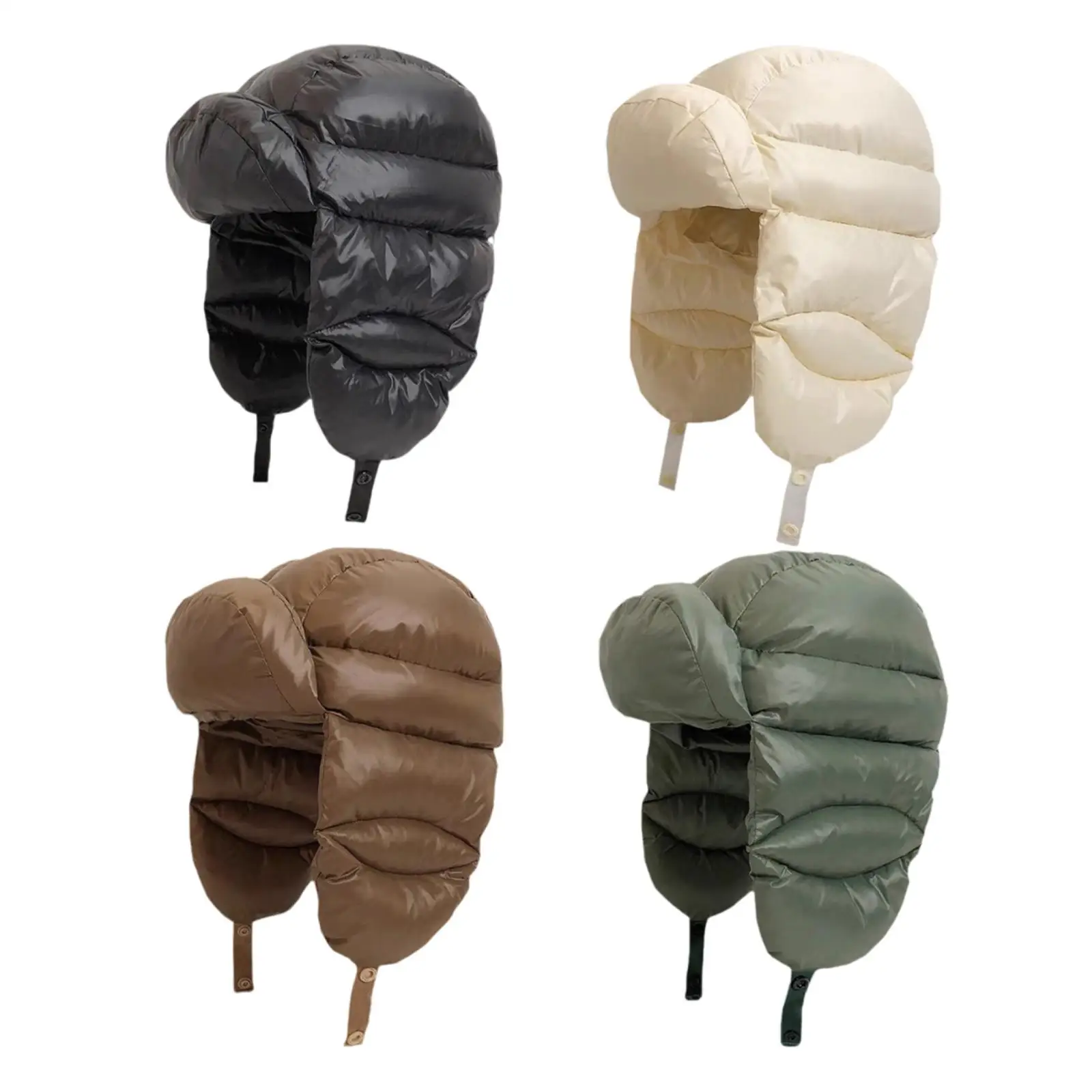 

Зимняя теплая шапка, универсальная повседневная защитная шапка, головной убор, декоративная теплая шапка