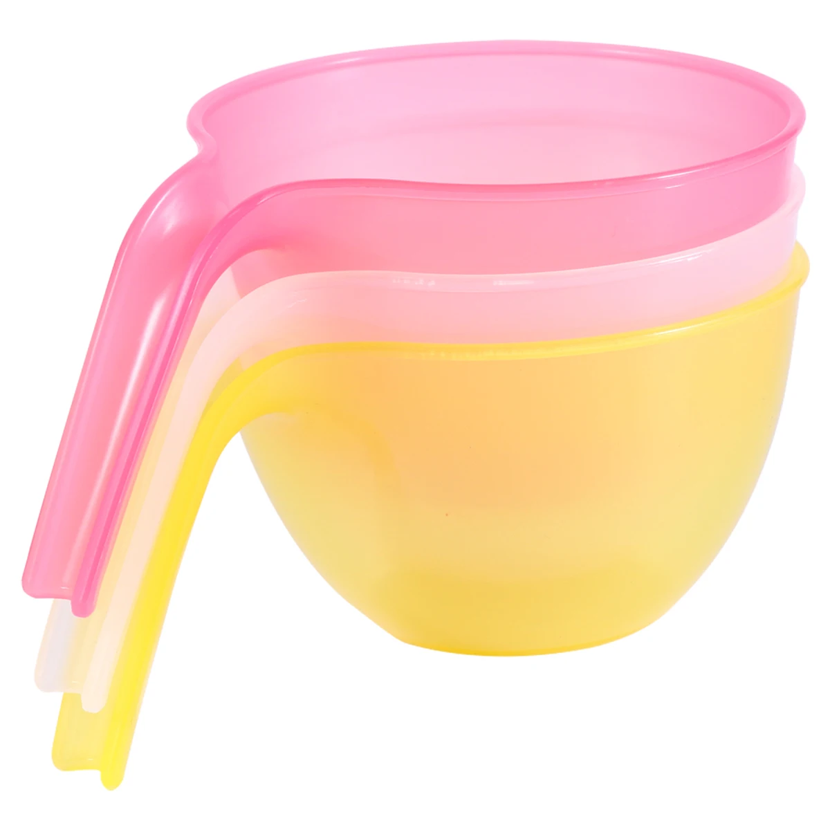 

3pcs Decorating Coloring Bowls Sauce Mixing Microwave Cooking Food Serving Snacks Salad Kitchen Safe Durable Easy