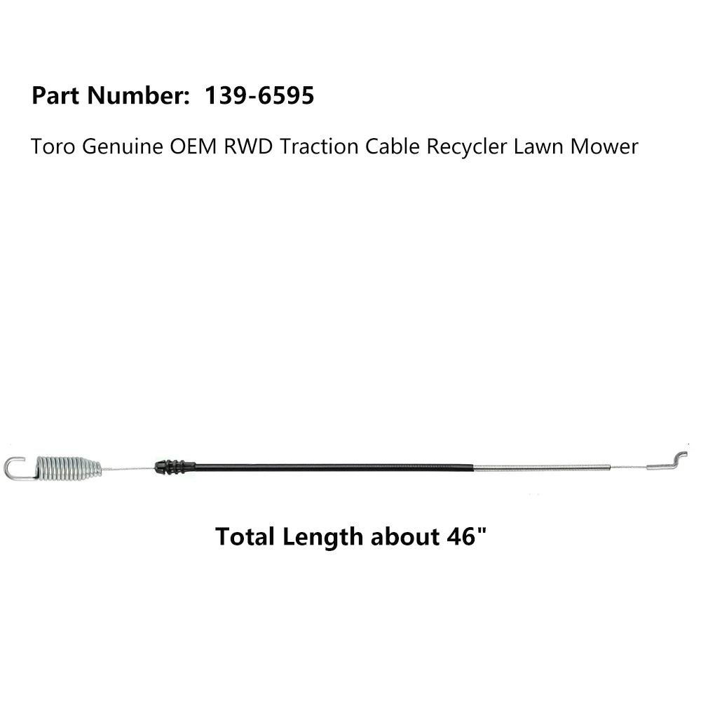 139-6595 Traction Cable Fits Toro Model 21465 parts 21462 21563 21564 21565 21693