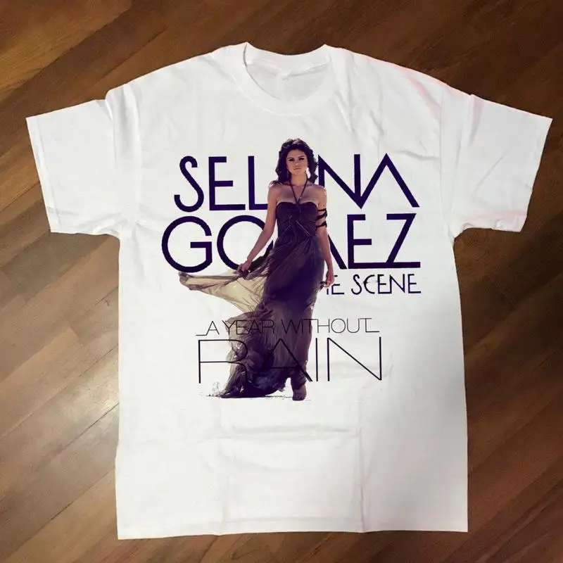 SALE New Selena Gomez Live Cotton Black S-5XL T-Shirt