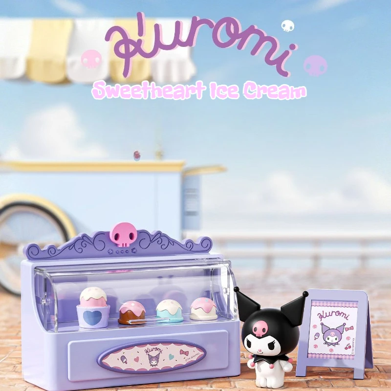 WONDER MOON Sanliou Sweetheart Ice Cream Play House HelloKitty Building Block Assemble Toy Models Children's Birthday Gift