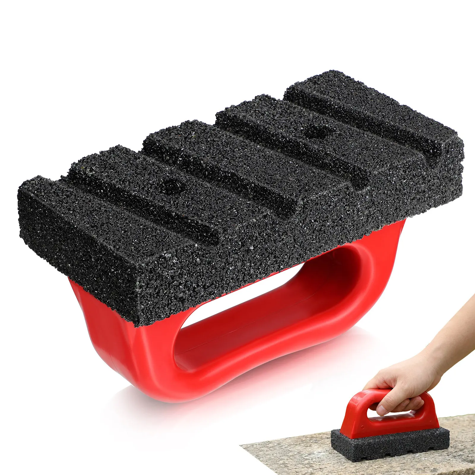Rub Brick Tool Comfortable Handle Concrete Sander Block Brick Stain Remover Masonry Cleaning Tools Home Renovation