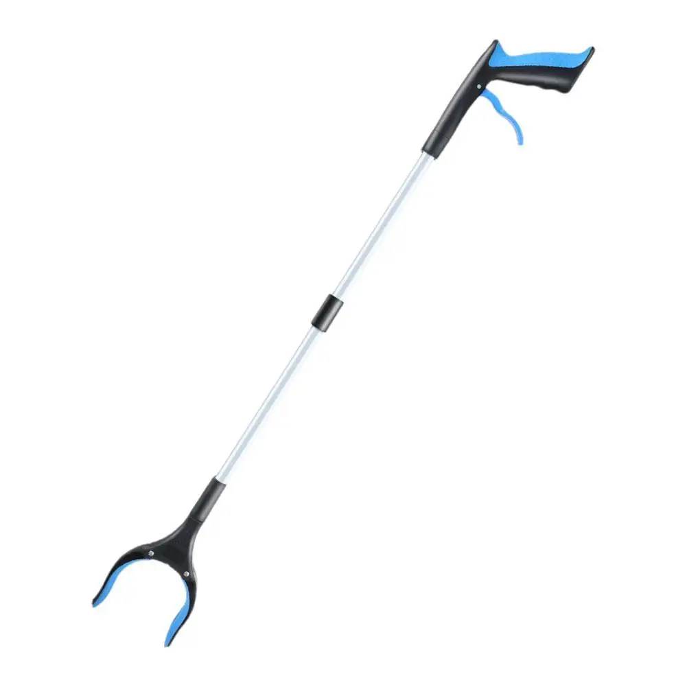 Grabber Reacher Tool with Wide Jaw Foldable Trash Claw Grabbers Long Handle Reaching Tool Trash Pick Up Stick 83cm