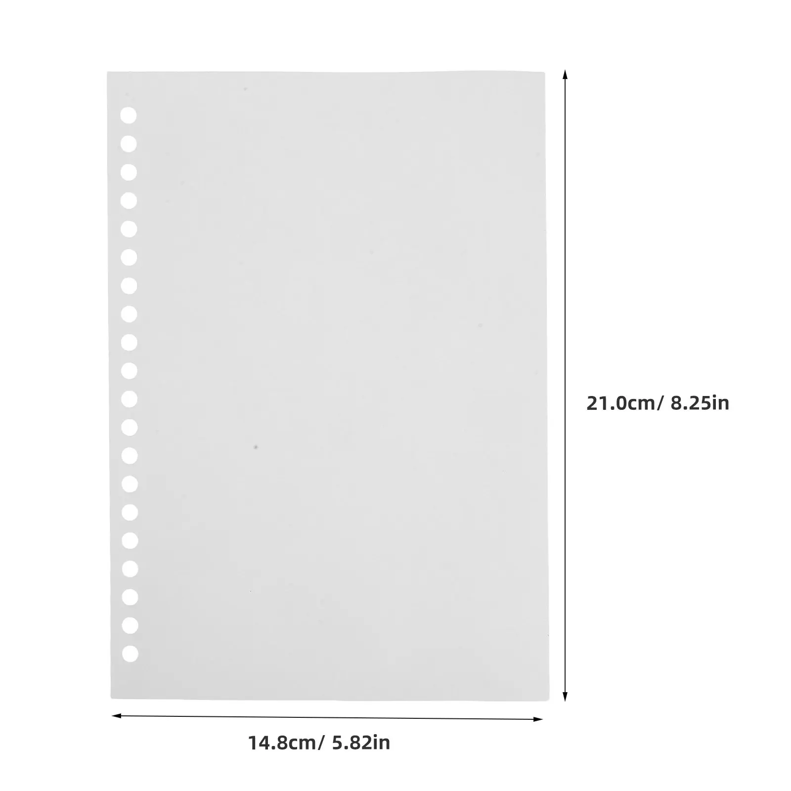 100pcs Double-Sided Reusable Release Paper Sheets A5 for Scrapbooking, Sticker Storage & Planner Organizers