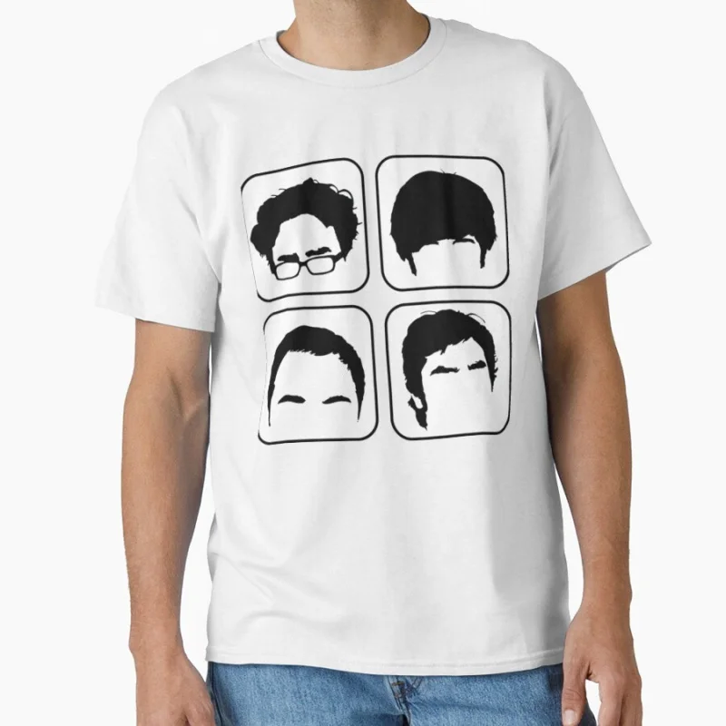 Heads Black The big bang theory Gift T shirt for sheldon cooper fans large size Tops S-6XL Adult tee