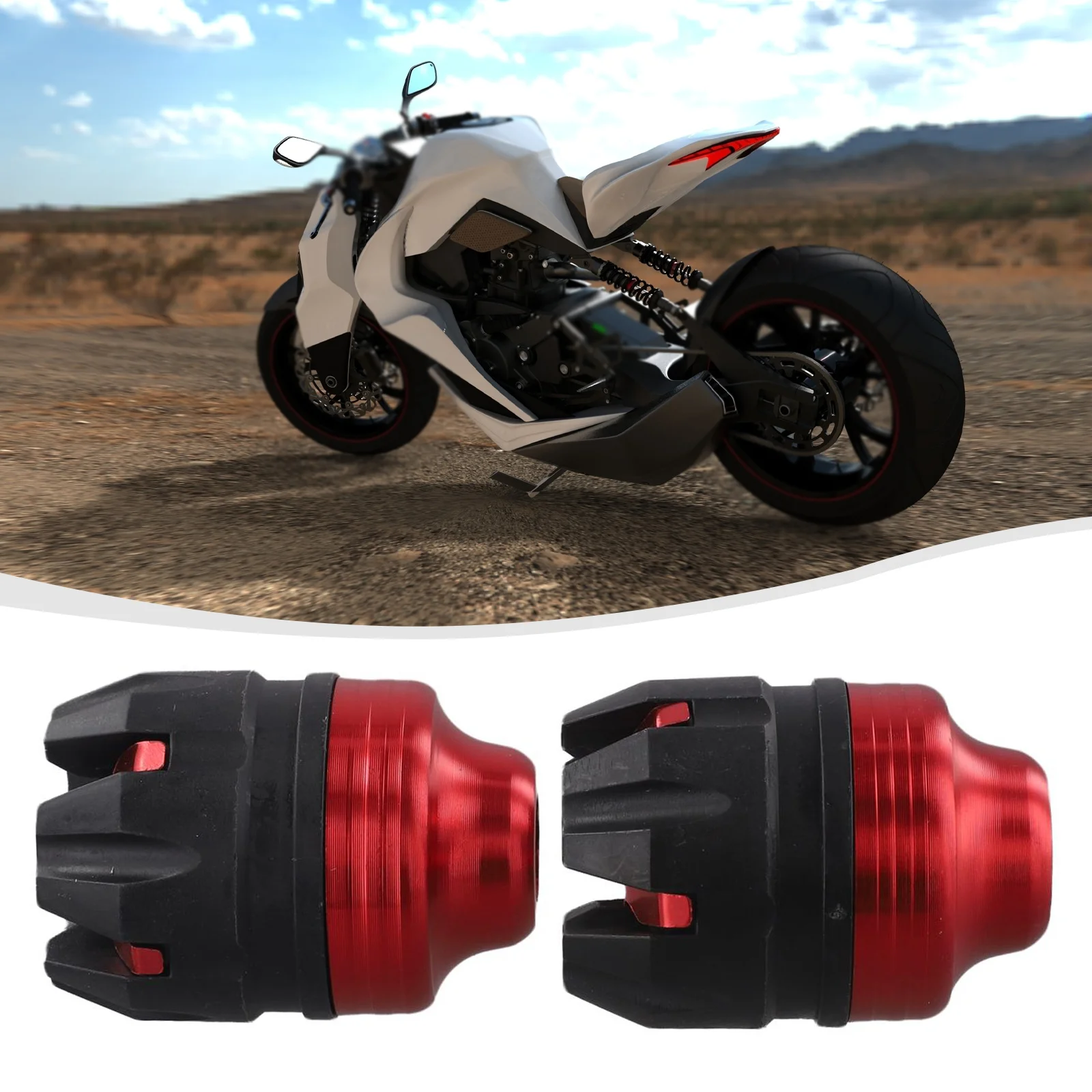 

Безопасность для езды, чашка вилки мотоцикла, защита подвески, защитные аксессуары, износостойкий материал, не деформируемый