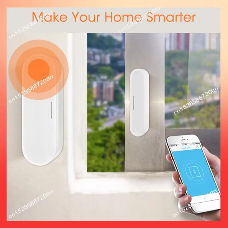 

ABNR Tuya Smart Zigbee Датчик двери, окна Умный дом Беспроводной детектор дверей Приложение Дистанционная сигнализация Работа Поддержка Alexa Google Home Dur