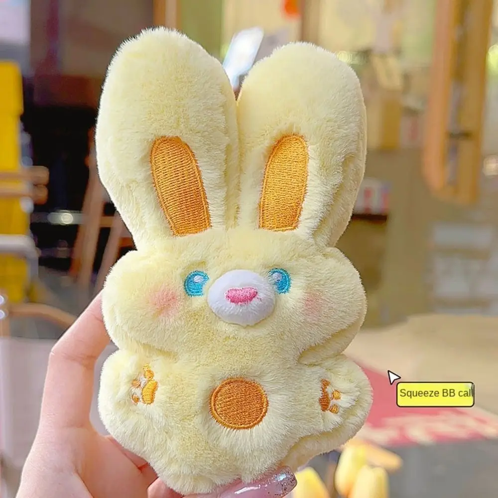 Popular Rabbit Doll Plush Keychain Fashion Fortunate Cute Plush Doll Pendant Cute Creative Rich Rabbit Key Ring Christmas Gifts