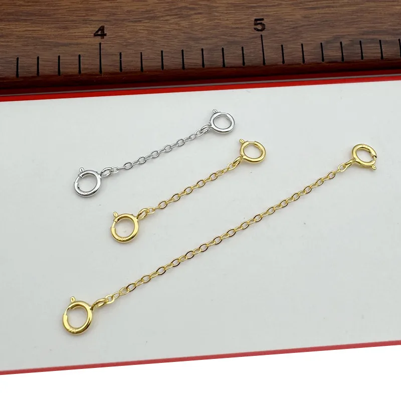 925 Sterling Silver Extended Chain Bracelet Necklace