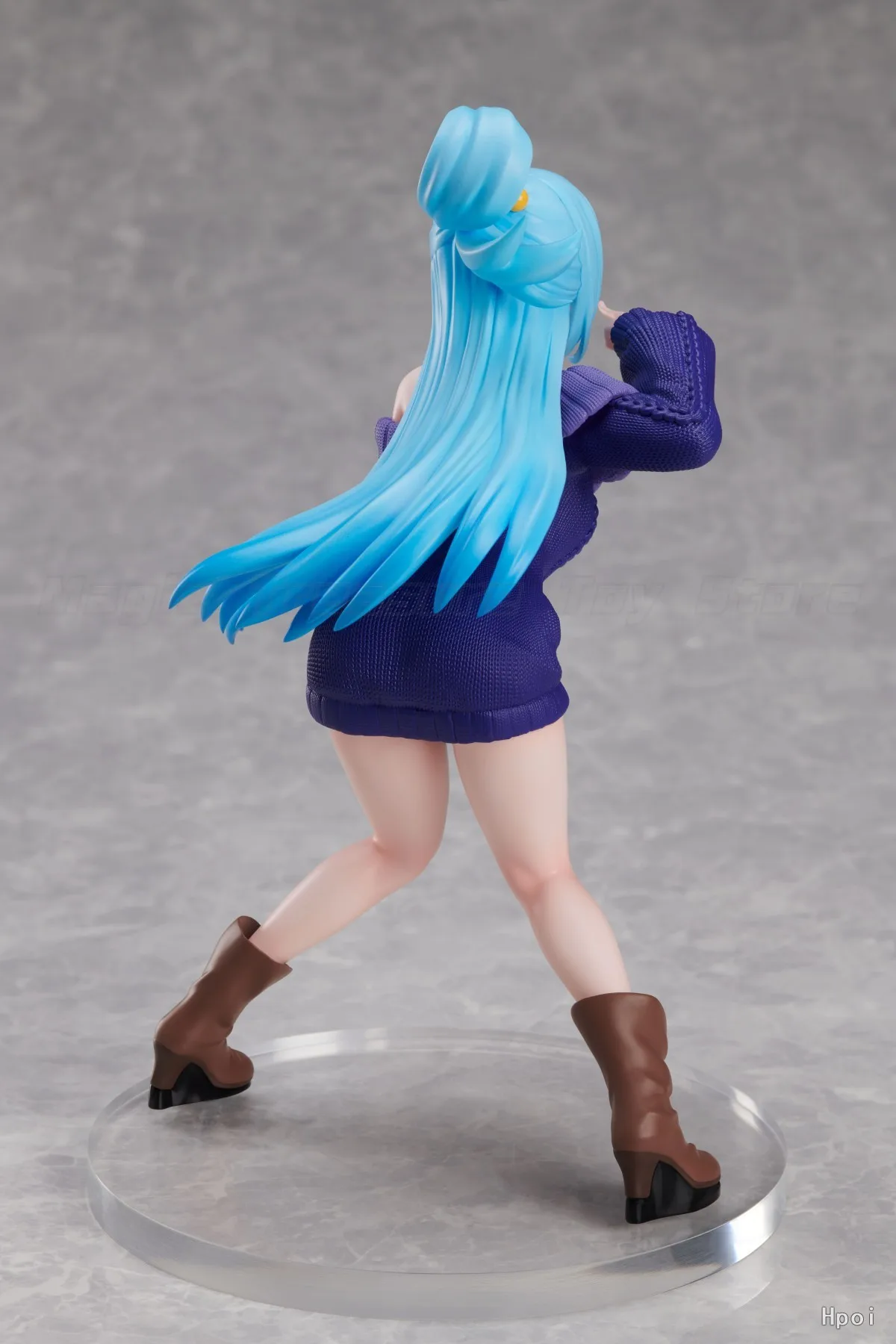 【En stock】Original ElCOCO KonoSuba: ¡La bendición de Dios en este maravilloso mundo! Aqua Figuras a escala 1/7 Adornos de anime Regalos