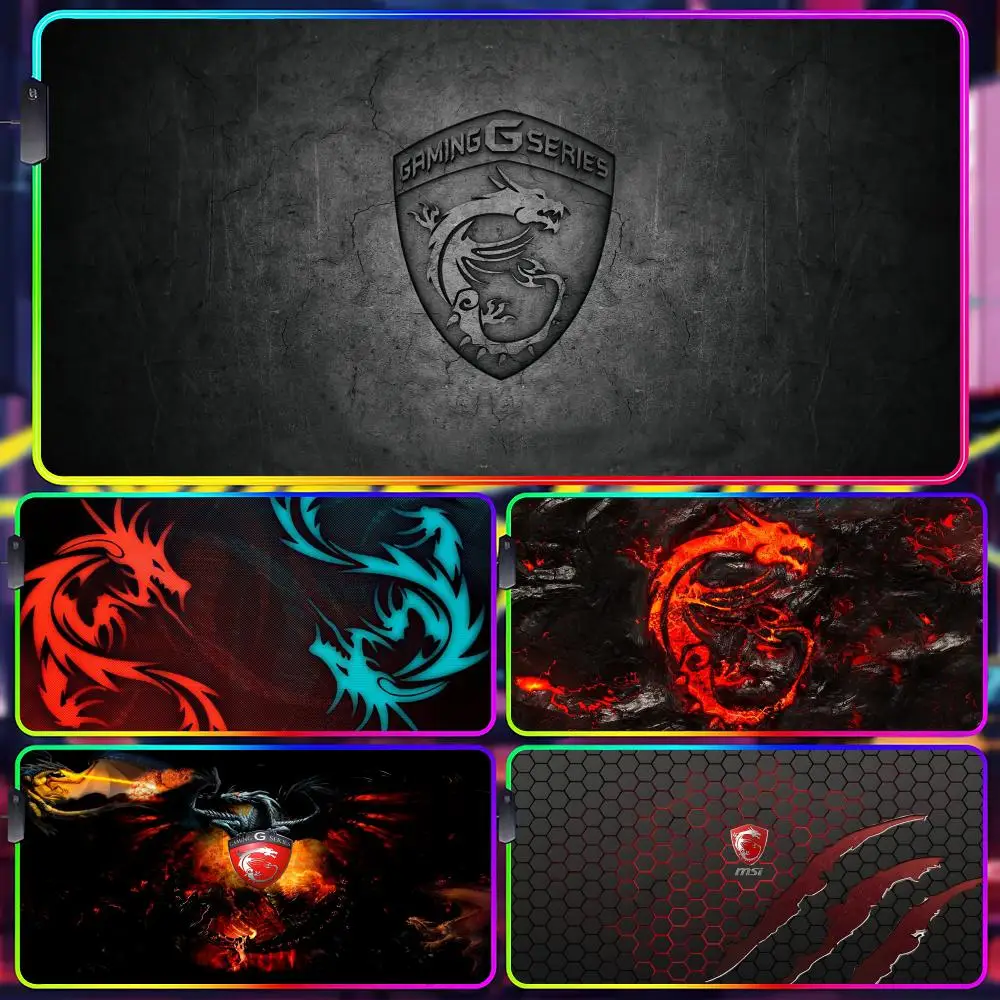 

MSI Table Mat Mouse Pad Gamer Luminescence Led Mouse Pad Gaming Table Rgb Deskmat Keyboard Pc Mousepad