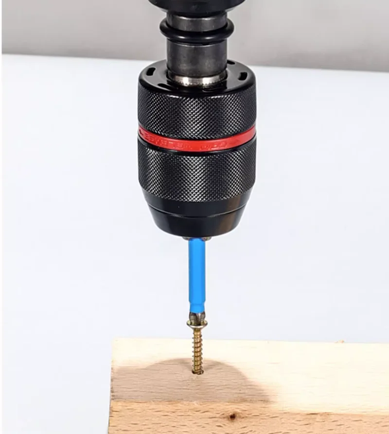 Selbstsichernder Metall-Bohrfutteradapter, schlüssellos, 10mm 13mm, Schnellwechsel-Adapter, 1/2 3/8 UNF, für Schlagbohrmaschinen und Elektrohämmer – Detail 8