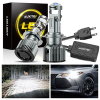 2Pcs AUXITO H7 LED Lenses Projector Headlight Bulb Canbus with Fan for Car Lights Headlamp 7545 CSP Chip 110W 30000LM 12V