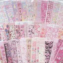 Pacchetto di adesivi casuali adesivi per Album Kawaii decorativi Laser cancelleria coreana materiale fai da te