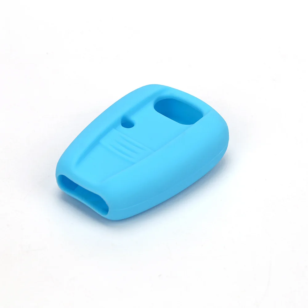 Silicone Rubber Car Key Cover Fit for Fiat Stilo Punto Seicento Remote Key Case Fob Car-styling 2 Buttons