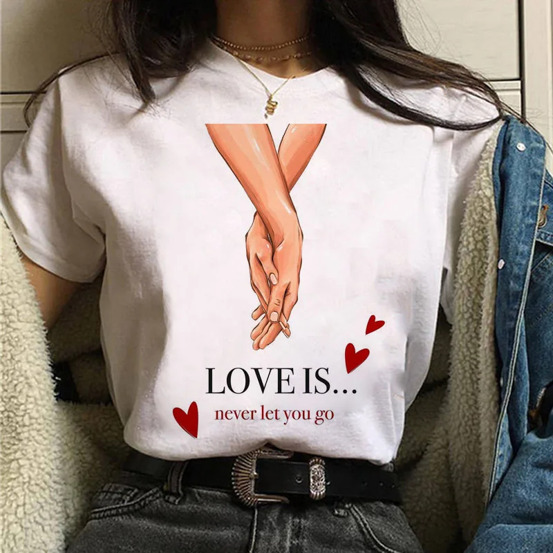 New Summer Fashion City Girls Simple T-shirt Trend Women's Fashion White Short-sleeved Women's T-shirt Harajuku