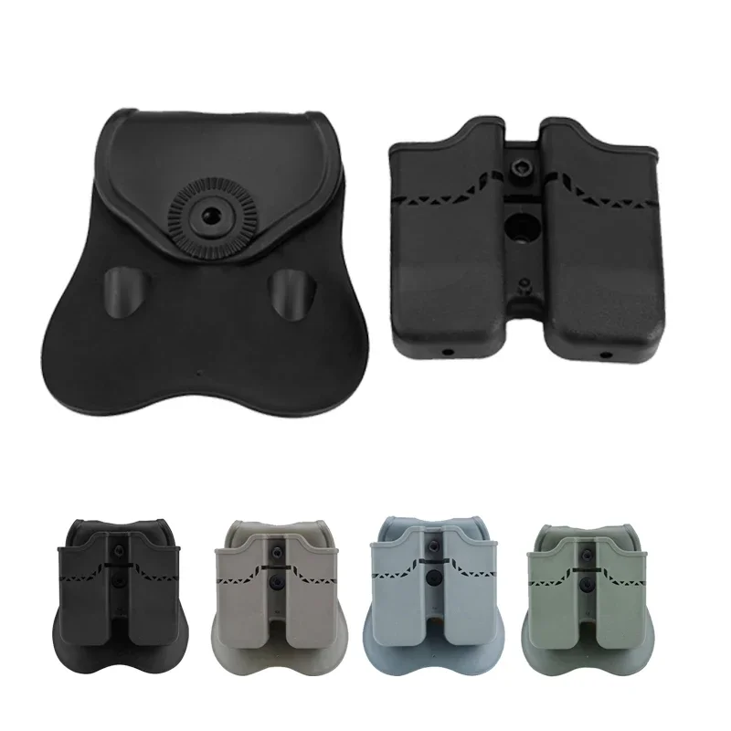 Bolsa para revistas táctica doble desmontable para pistola - imagen 2