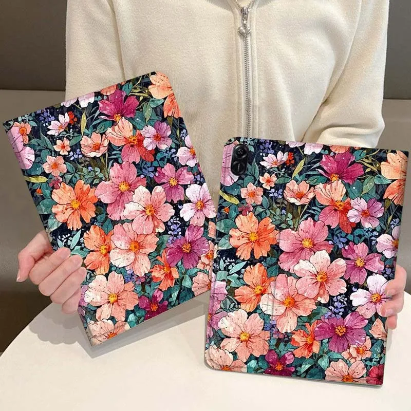 

Rose Flower Art Elegant For Honor Pad Magic GT GT2 6 X8 V7 V8 X9 8 9 13 X8a X9a Pro 10 12.1 12.5 Inch Tablet Case